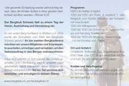 Bergklub: 2. Bergkonferenz